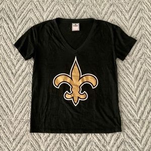 NFL Saints Black Shirt by PINK